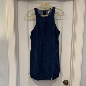 Re/Done Dark Indigo Denim Dress